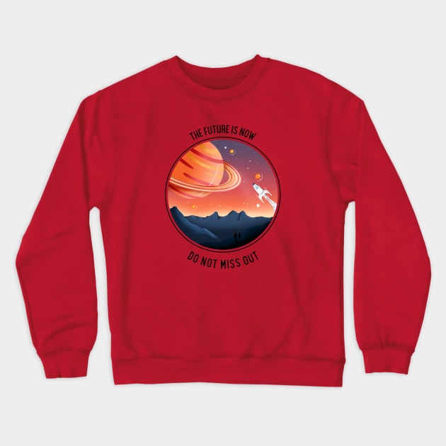 Space Agency Vintage Colors Crewneck Sweatshirt by Live.Life.Now